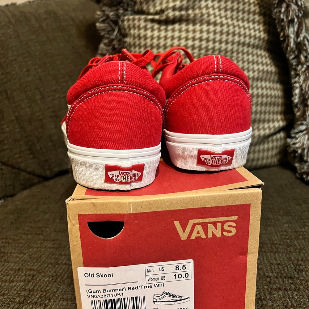 Red Vans - Picture 4 of 4